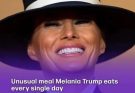 Melania Trump eats the same meal every single day